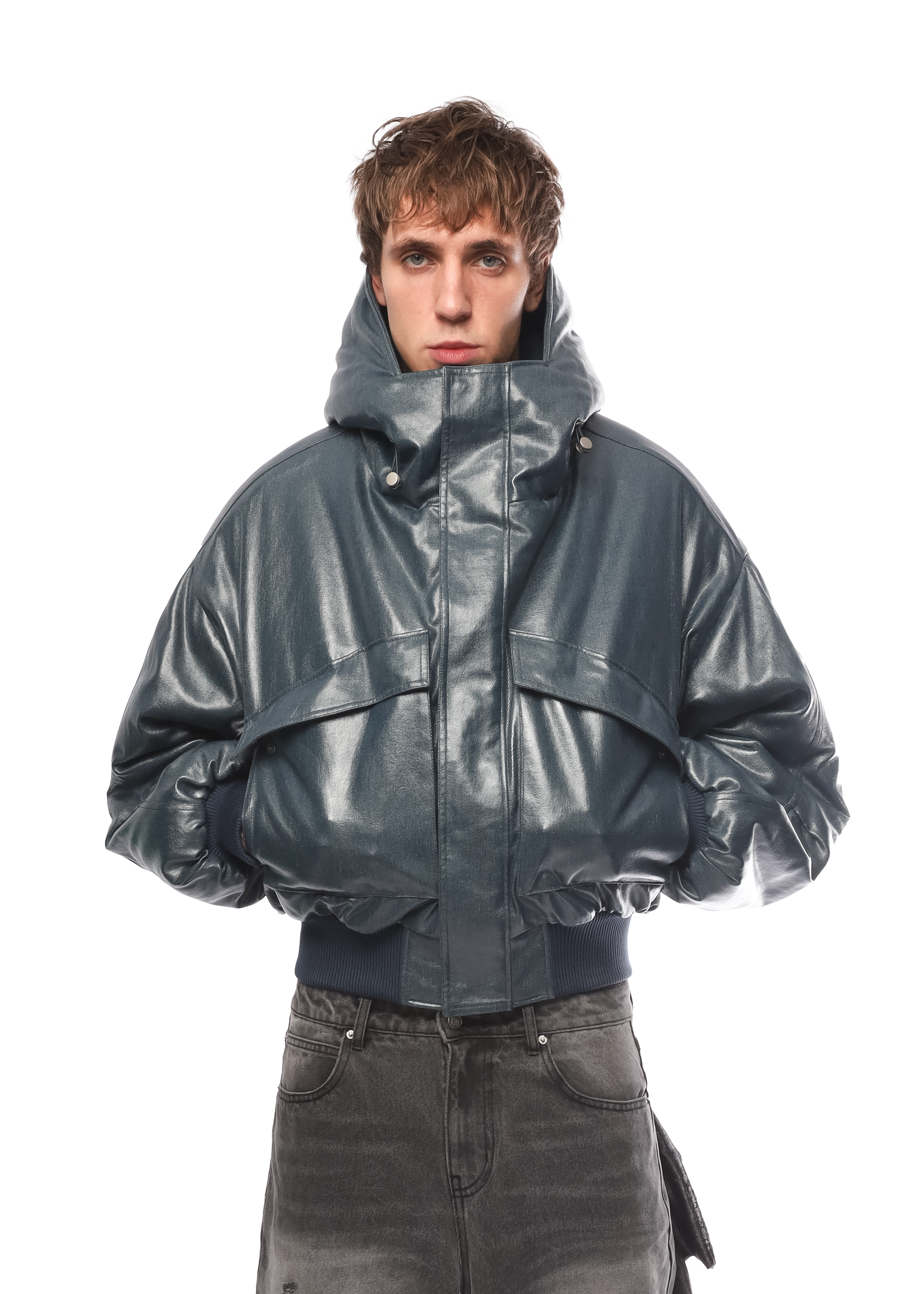 SIBERIA BOMBER in BLUE