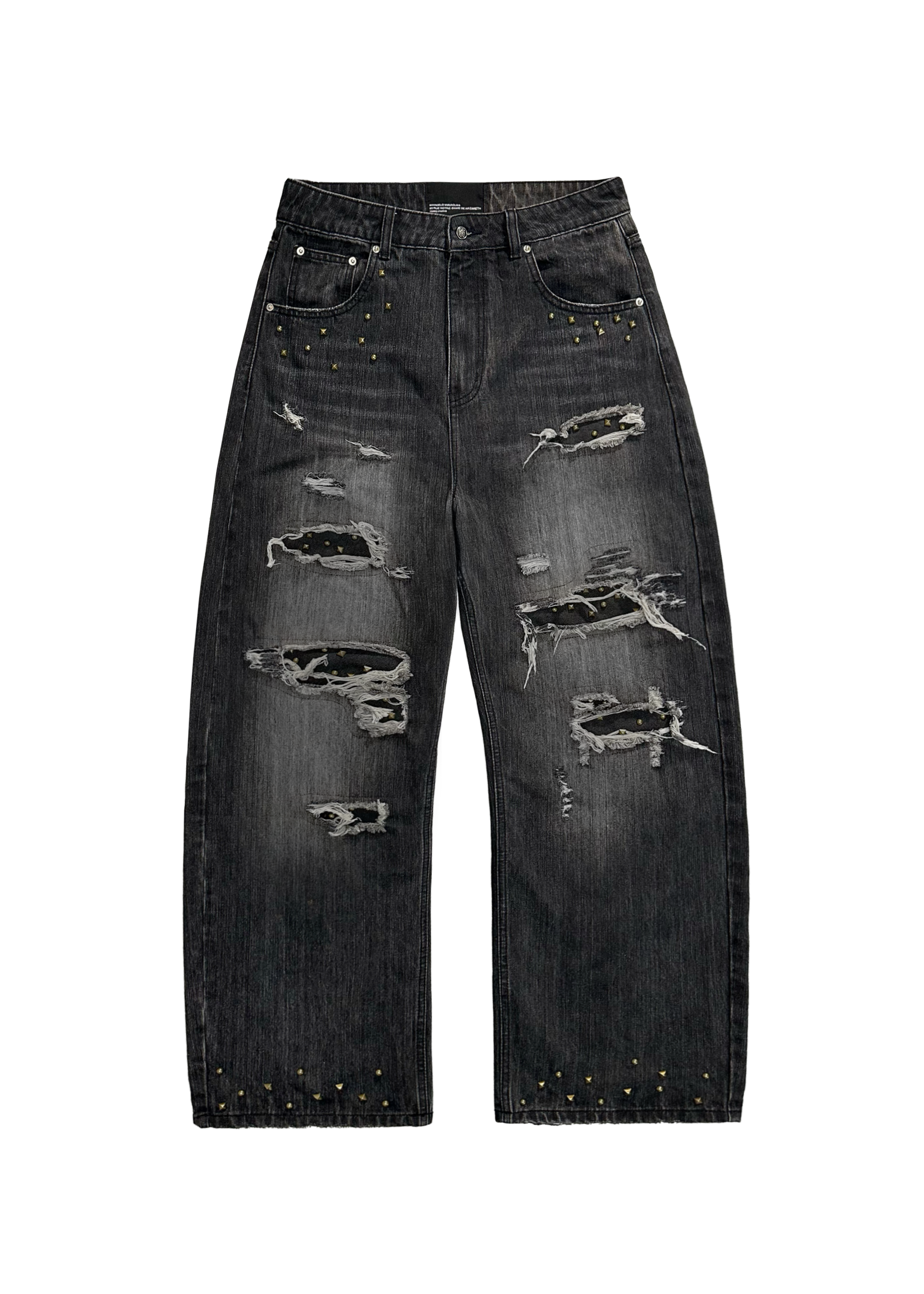 27 CLUB DISTRESSED DENIM in GREY