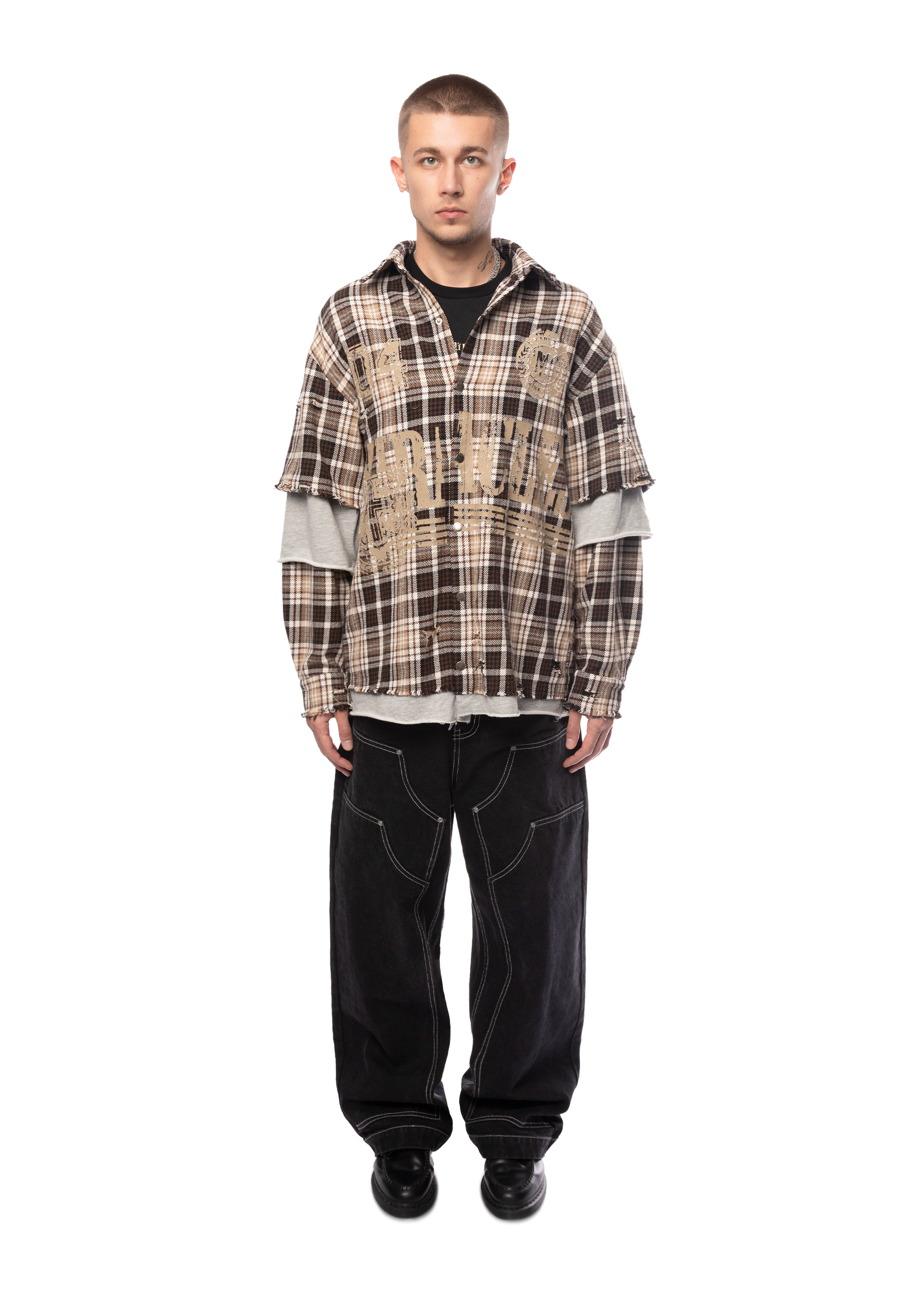 FRAGMENT SHIRT in BEIGE