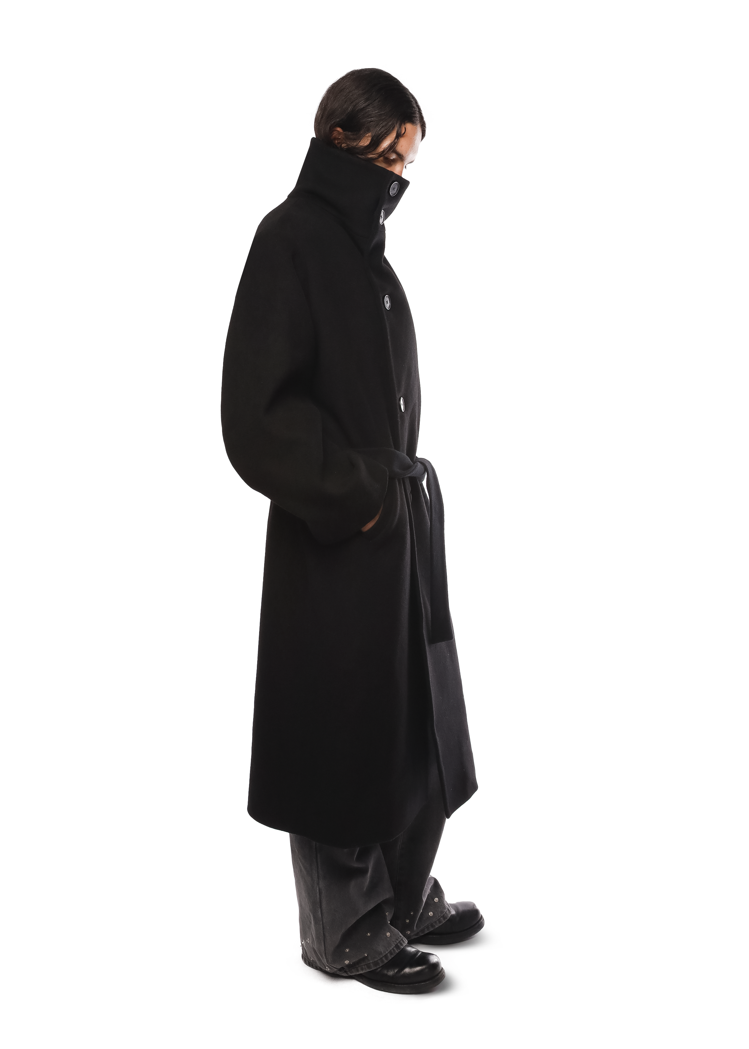 LA SEINE COAT in BLACK