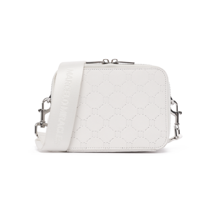 MONOGRAM SHOULDER BAG in WHITE