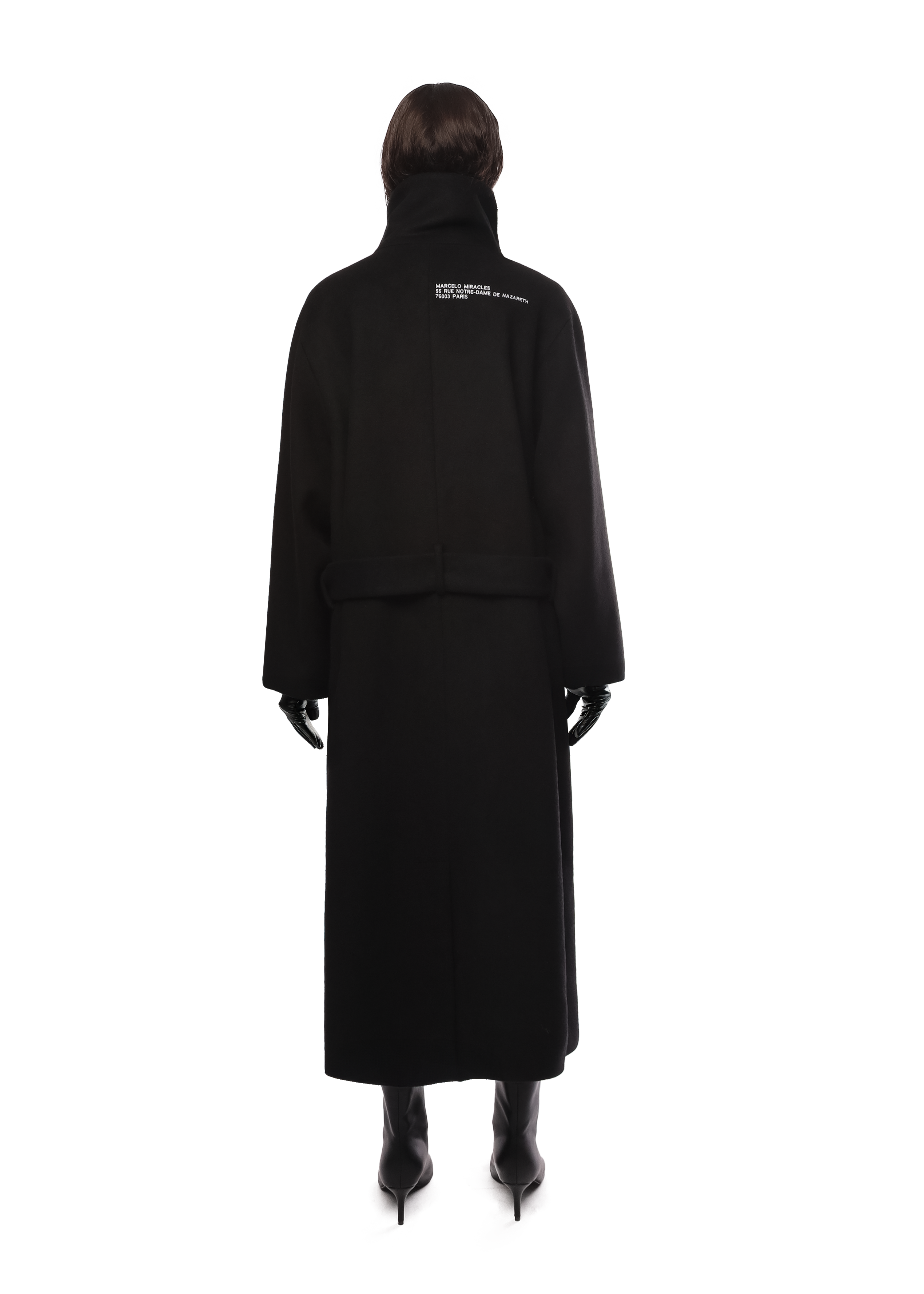 LA SEINE COAT in BLACK