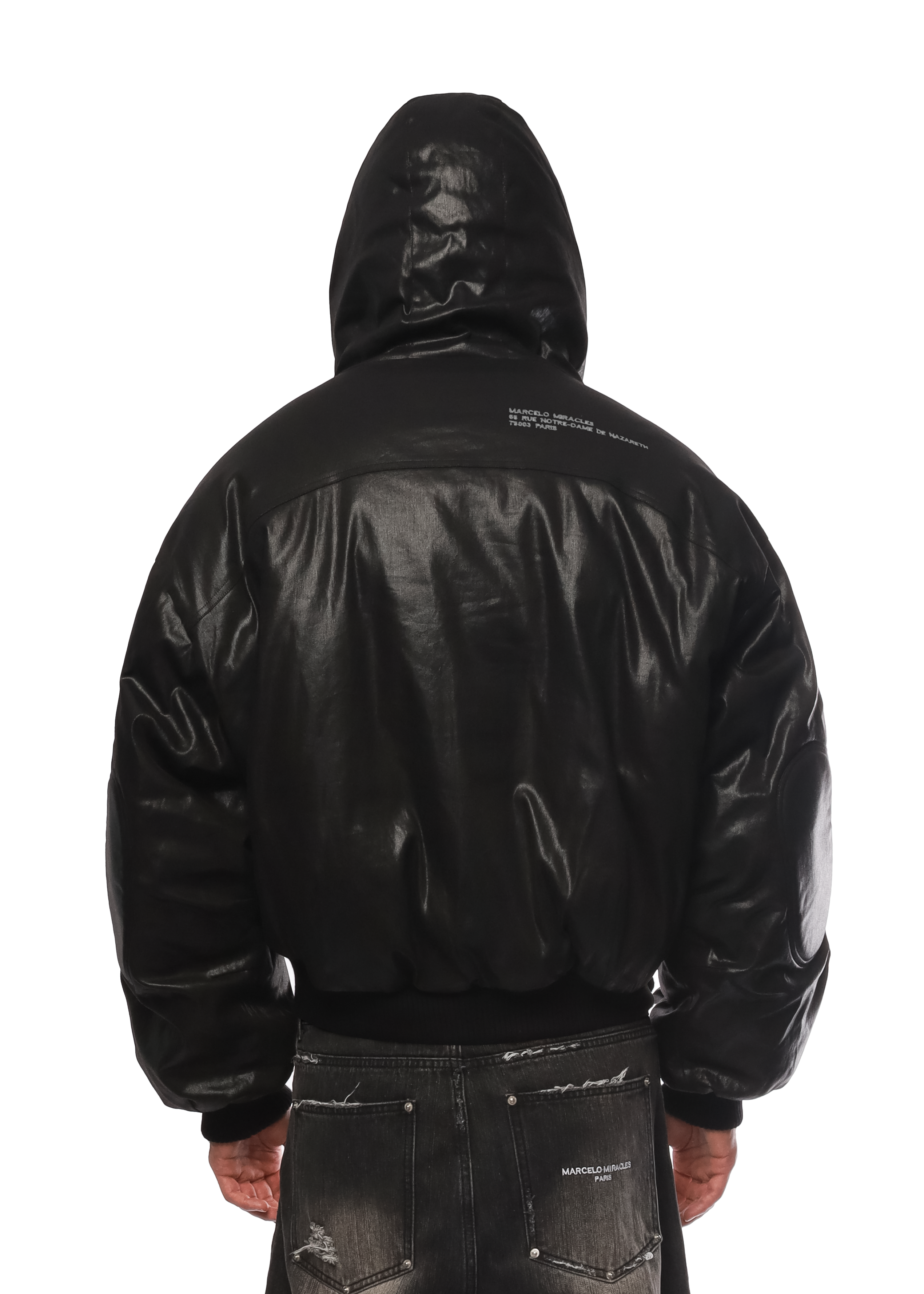 SIBERIA BOMBER in BLACK