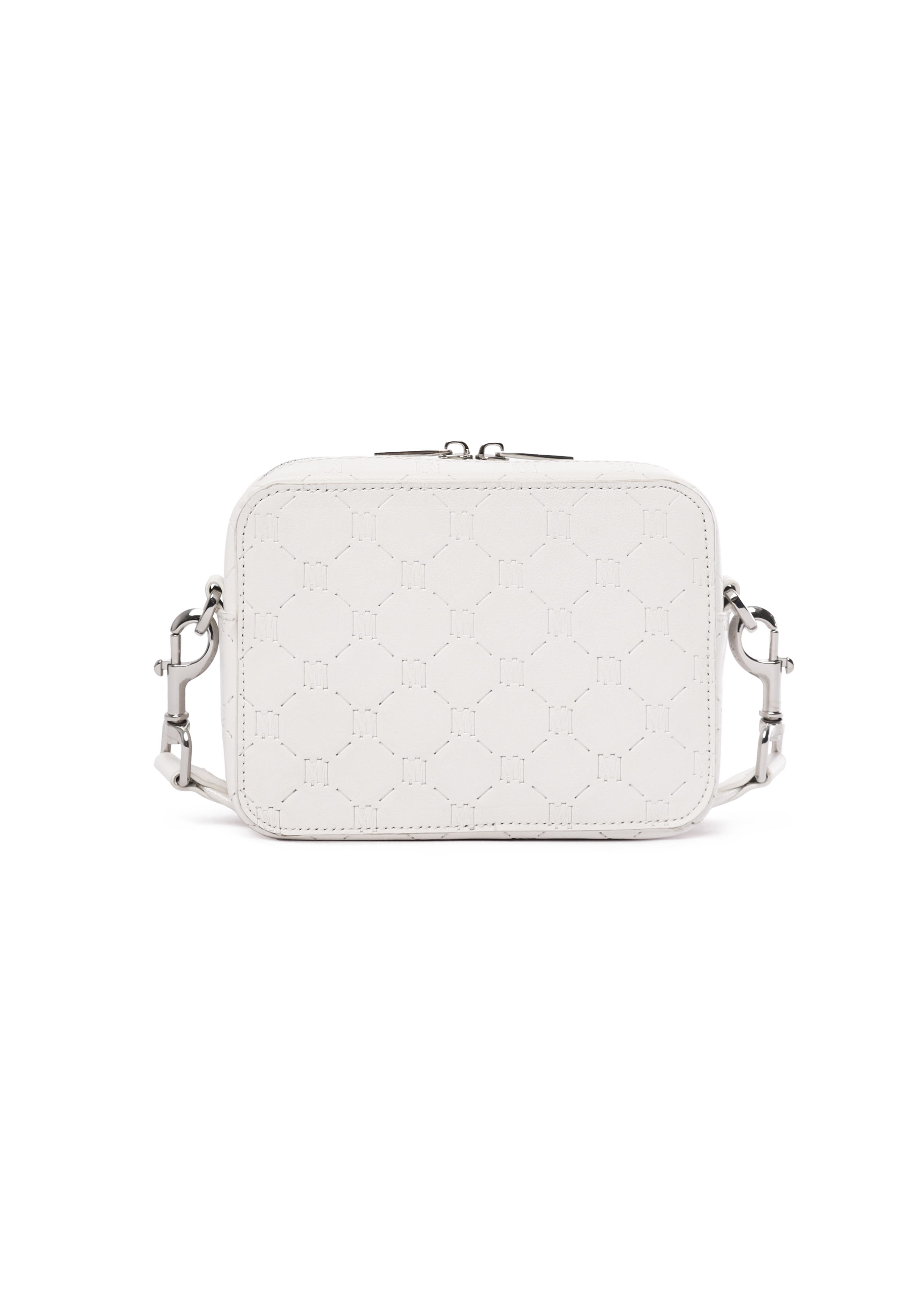 MONOGRAM SHOULDER BAG in WHITE