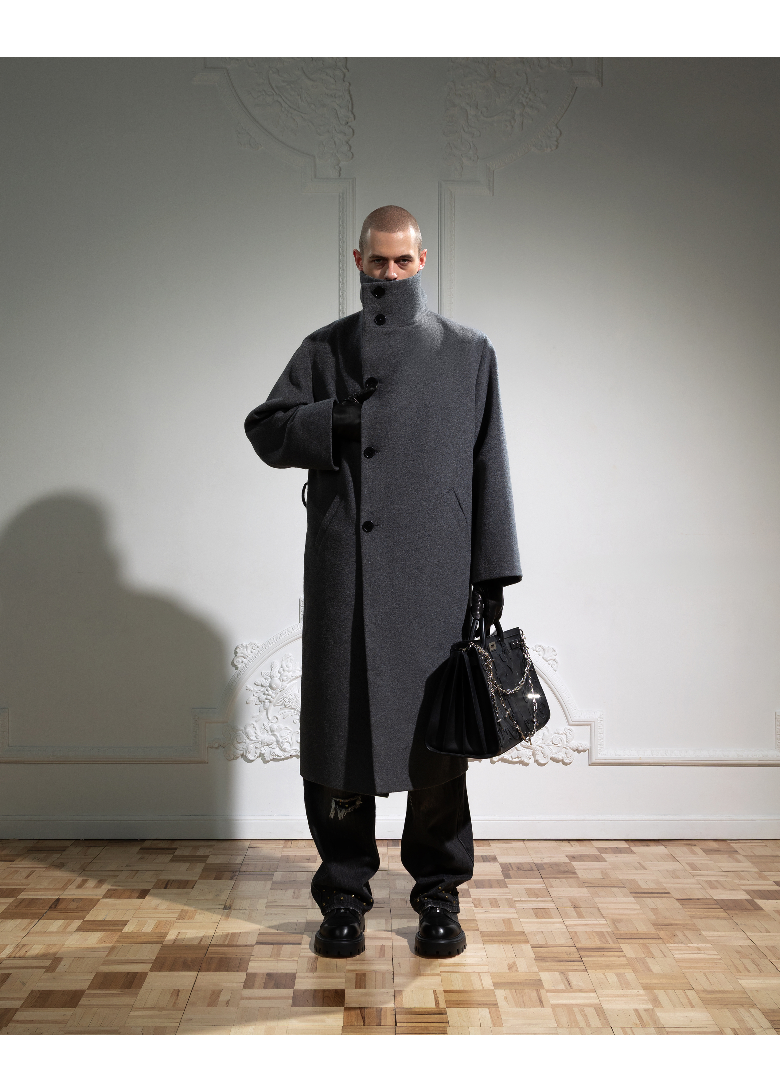 LA SEINE COAT in GREY