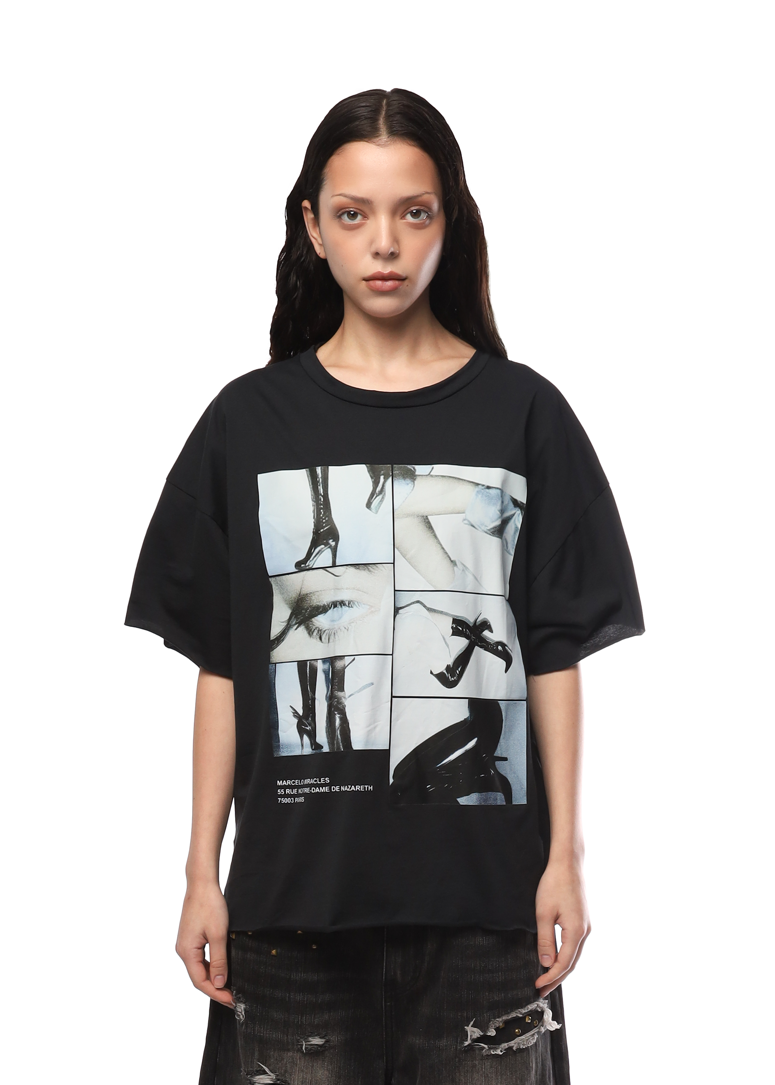 PHOTO T-SHIRT in GREY